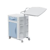OLYMPUS BEDSIDE TABLE with TILTING OVERBED TABLE