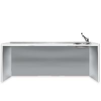 WORKTOP 206 cm - right washbasin