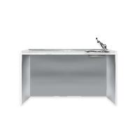 WORKTOP 156 cm - right washbasin