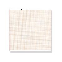 ECG thermal paper 210x280 mm x200s pack - orange grid