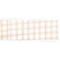 ECG thermal paper 210x30 mm x m roll - orange grid