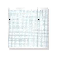 ECG thermal paper 210x150mm x200s pack - blue grid