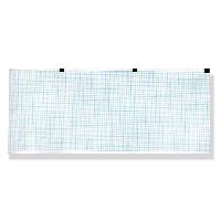 ECG thermal paper 120x100mm x300s pack - blue grid