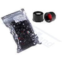 PP vāciņš ND24 flakoniem ar 15 mm atvērumu,PTFE N100