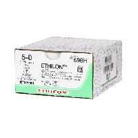 ETHICON ETHILON monofilamenta šuves. Izmērs 5/0, adatas garums 13 mm