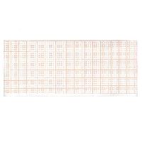 ECG thermal paper 107x25 mm x m roll - orange grid