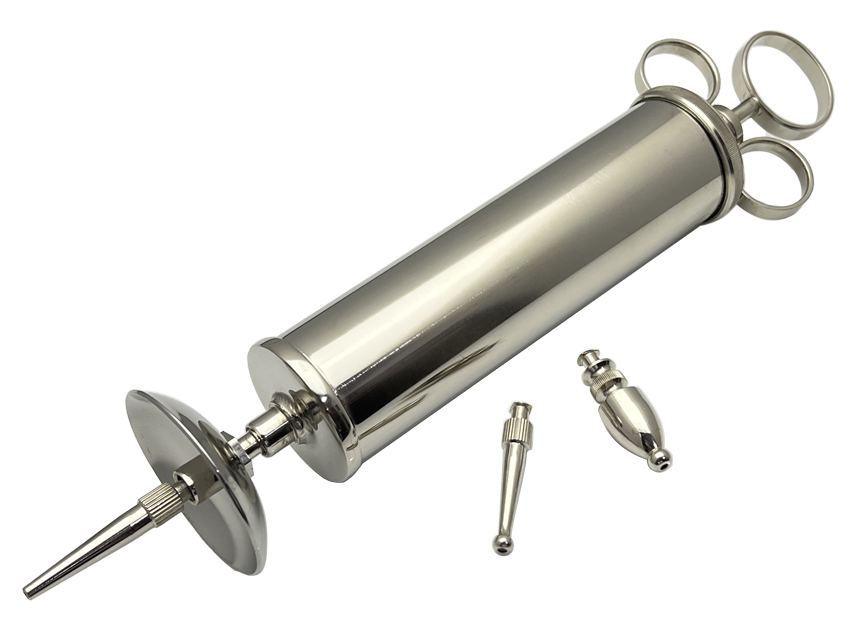 Ear Syringes - Ear cleaning, SCHIMMELBUSCH AUSU ŠĻIRCE 150 CC - pilnībā no metāla