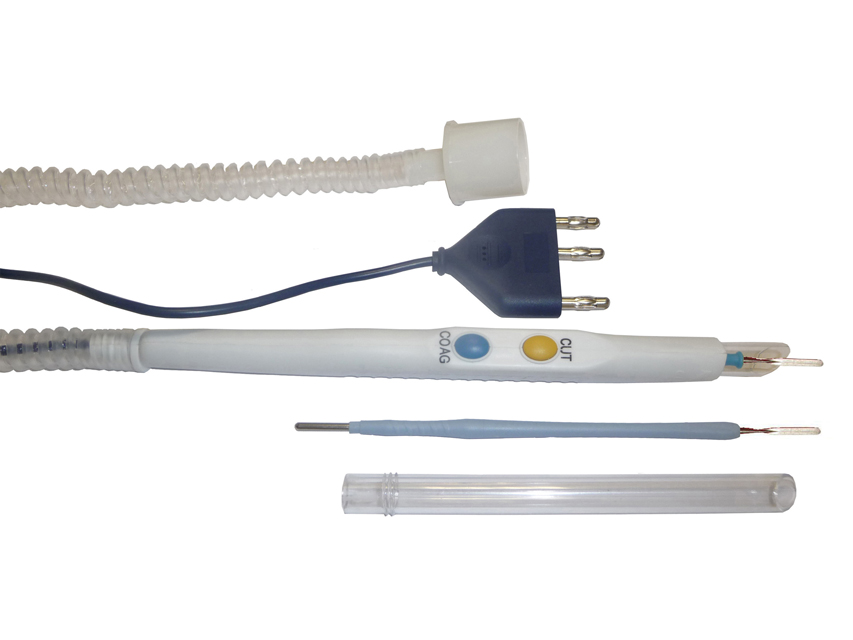 Electrodes, Rokturis ar dūmu nosūkšanas sistēmu - vienreizējai lietošanai - sterils