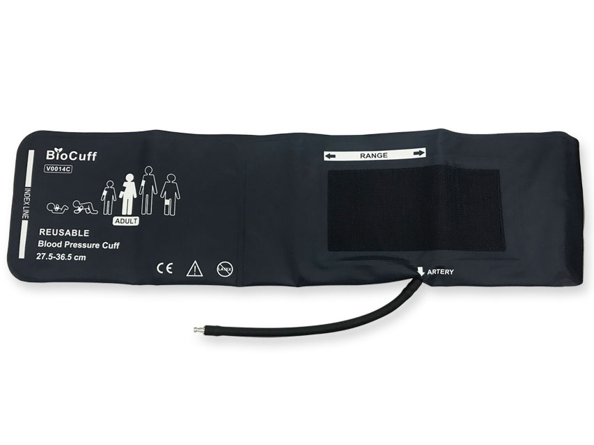 Manšetes, NIBP pieaugušo manžete BM1, BM3, BM5, BM7 prasa ext. kabeli.