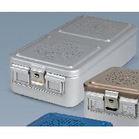 Alumīnija konteineri ar 2 filtriem, pelēki