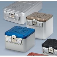 Alumīnija konteineri ar 2 filtriem, daudzkrasāini