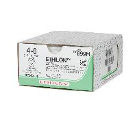 ETHICON ETHILON monofilamenta šūšanas diegi.Izmērs 4/0 adata 13 mm