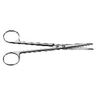 AESCULAP MAYO šķēres.Taisnas.Ar noapaļotām galiņām/ar noapaļotām galiņām.16.5 cm.BC584R