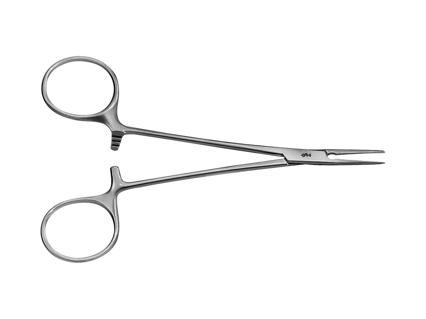Instrumenti, AESCULAP HALSTED moskītu hemostātiskās knaibles.Taisnas.12.5 cm.BH110R