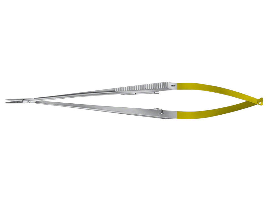 Instrumenti, AESCULAP CASTROVIEJO TC DUROGRIP adatu turētājs.Taisns.0.2/18 cm.BM004R