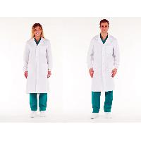 Balts halāts-unisex- izmērs 48