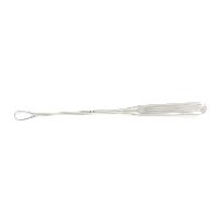 Nerūsējošā tērauda dzemdes kirete, asa, 8 mm, 26 cm