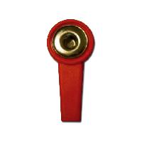 Clips adapters 4 mm - sarkans