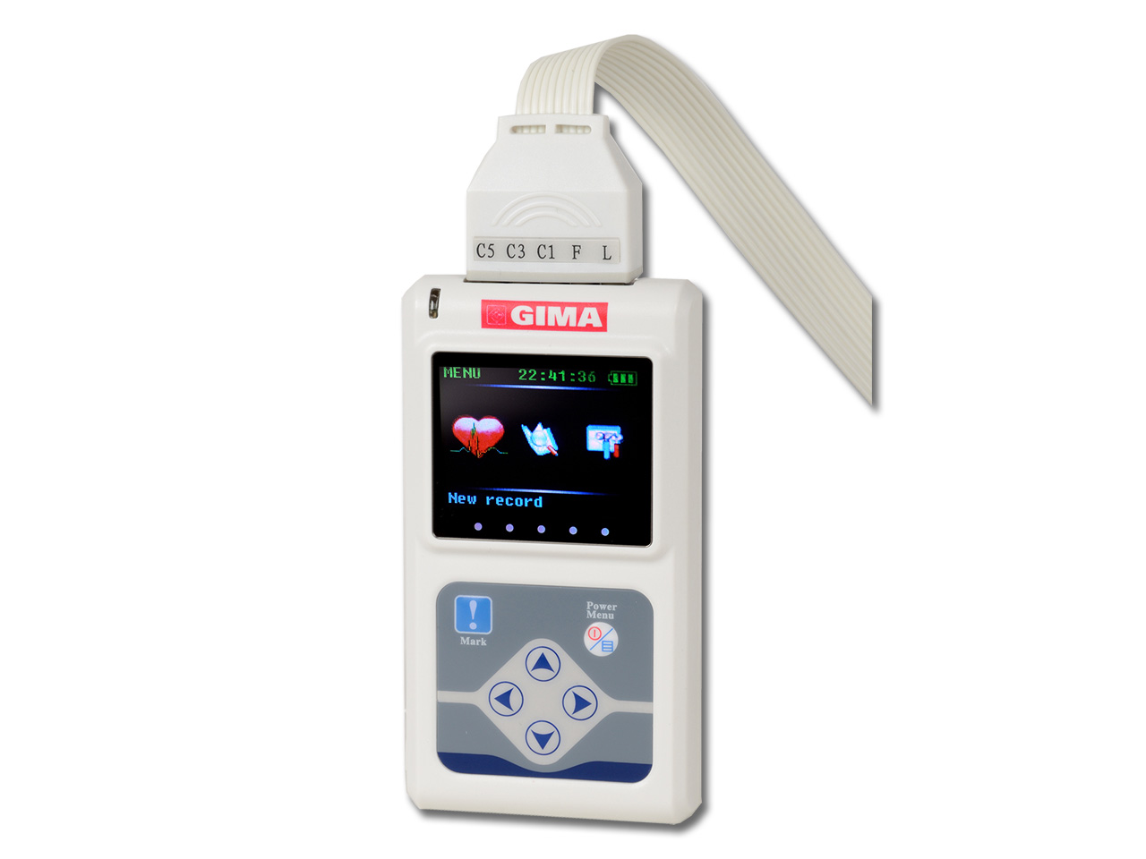 Dopleri, holteri, Elektrokardiogrāfs ar programmas nodrošinājumu ecg holter