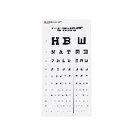 Redzes pārbaudes tabula 3m