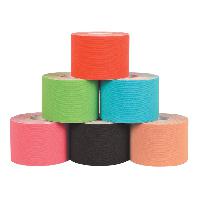 Kinezioloģiskais teipi-melnā,zilā, sarkanā,zaļā, rozā,bēšā krāsā (6 gb.)