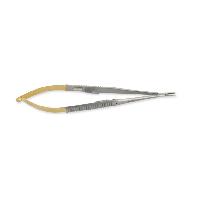 Gold castroviejo adatas turētājs-taisns- 14 cm - raupja tipa