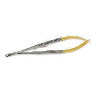 Gold castroviejo adatas turētājs-izliekts - 14 cm - raupja tipa