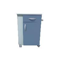 2 FEBO BEDSIDE TABLE WITH BOTTLE HOLDER - blue avio