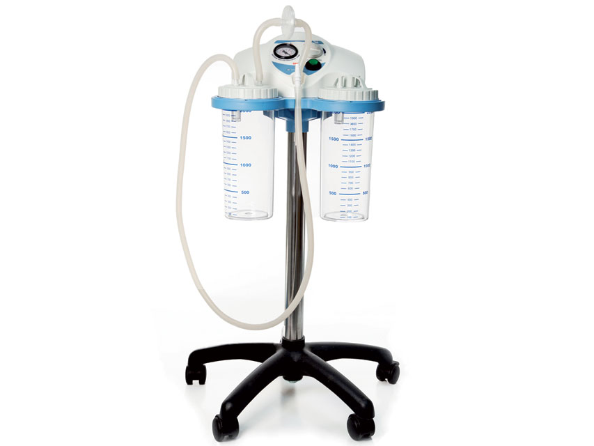 Super-Vega iesūkšanas aspirators, Supervega aspirators 2x2l uz ratiņiem