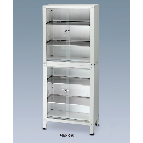 Medikamentiem un instrumentiem, 4 bīdāmās stikla durvis