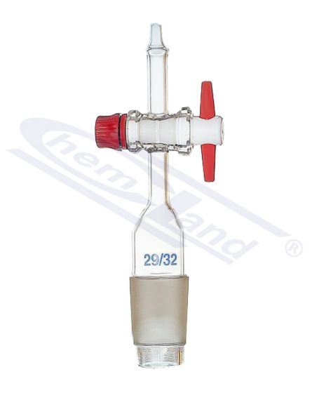 Aizbīdnis - konuss aizbīdnis PTFE savienojums taisns CHEMLAND