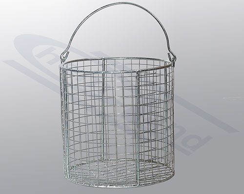 Apaļš sterilizācijas grozs 240 x 180, tērauds AISI 304