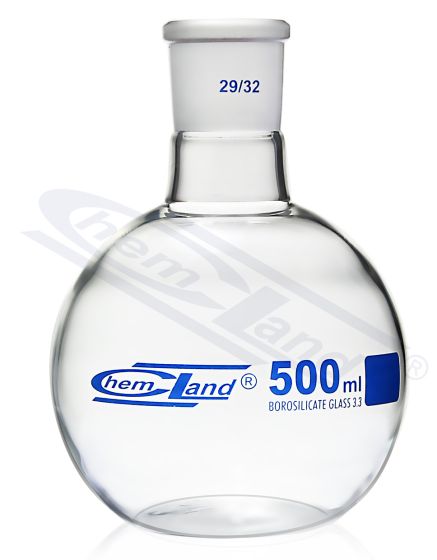 Kolba ar plakanu dibenu CHEMLAND NEW LINE