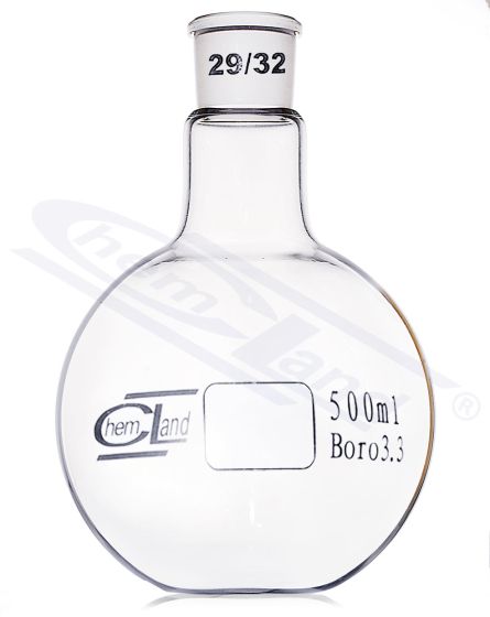 Pudele ar plakanu dibenu CHEMLAND