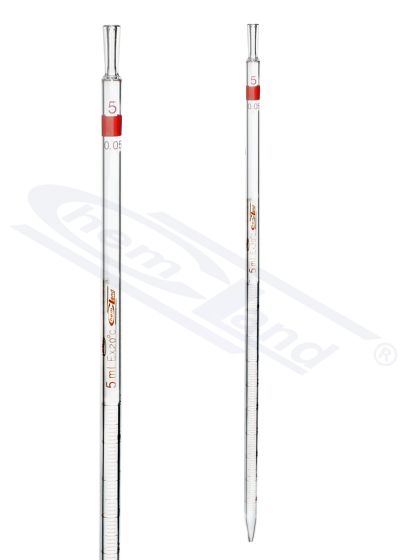 Daudzfunkcionāla mērīšanas pipete sk. B 1,0ml, 0 uz augšas, CHEMLAND, brūna, B 1,0ml, CHEMLAND