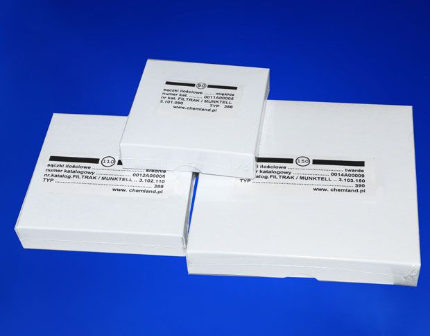 Kvantitatīvie papīra apļi - lēni 090 FILTRAK 3.103.090