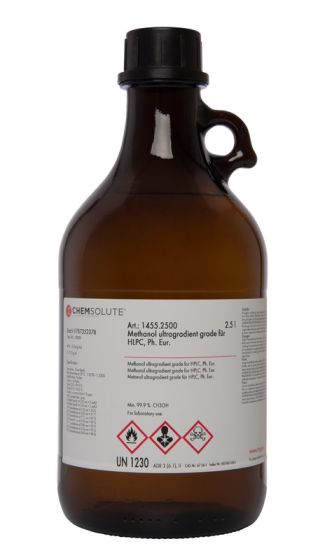 Metanols UHPLC-MS īpaši tīrs, PFAS kategorijas; (min. 99,98  perc ) 1 L CHEMSOLUTE® 1486.1000