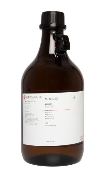 LC-MS Woda, 2,5 L CHEMSOLUTE® 455.2500