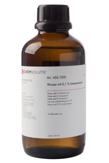 Ūdens LC-MS ar 0,1  perc  v/v skudrskābi, 1 L CHEMSOLUTE® 456.1000