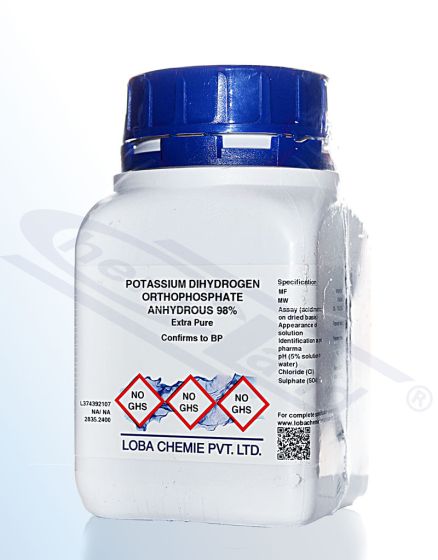 Potassium dihydrogen orthophosphate anhydrous 98% extra pure  -  500 g