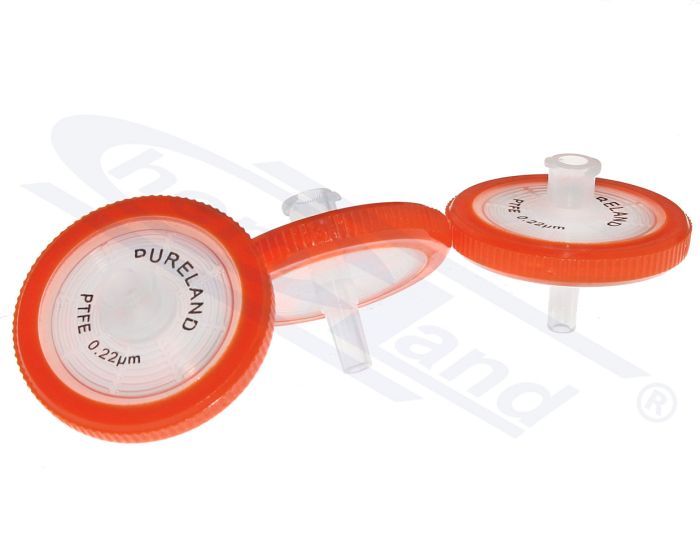 Šļirču filtri Nav sterili, PTFE Hidrofobisks šļirces filtrs 33mm 0,22um 1 gab.