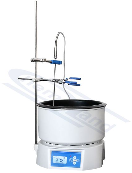 Ūdens vannas modelis DK, Eļļas vanna ar magnētisko maisīšanu, and 5-200oC, izmērs: 230 x 130mm; 5,5L; jauda 1000W