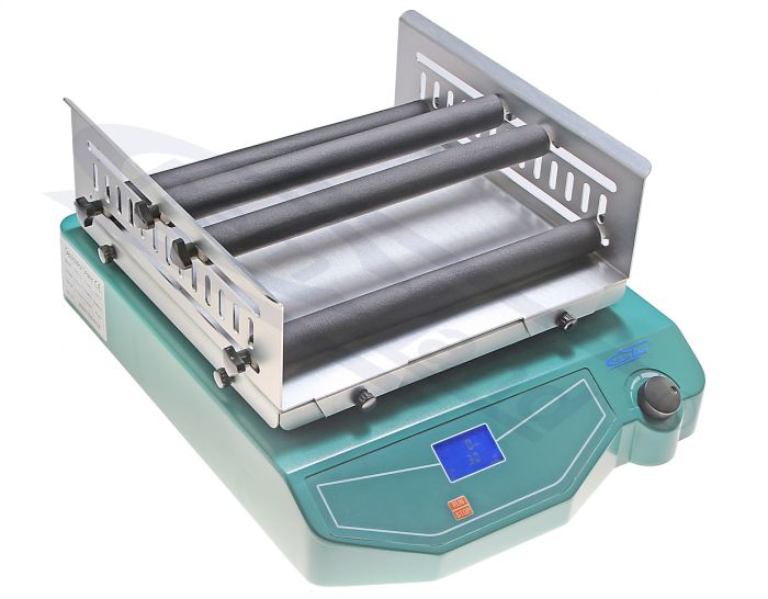 Plateform, Ciklotrona vibrācijas, maksimālā slodze 5,0 kg, rotācijas ātrums 100-500 RPM, amplitūda 10 mm, taimeris 0-1199min